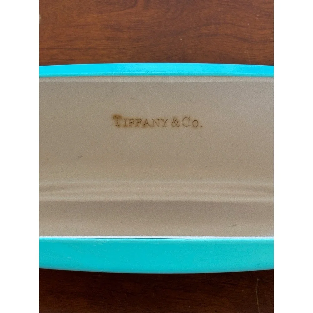 Tiffany & Co Blue‎ Hard Clamshell Eyeglass Sunglasses Case Womens